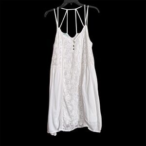 White Lace‎ Strappy Dress